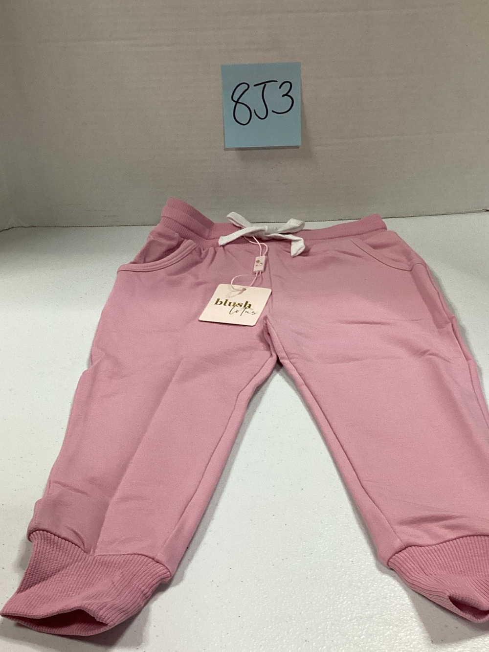 Blush Kids Pink Drawstring Jogger Pants
